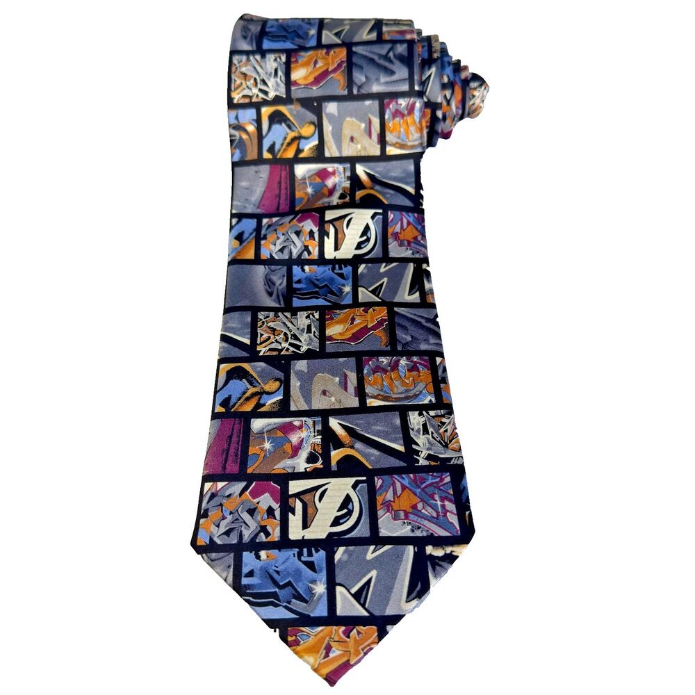 Men's GRAFFITIE  100% Silk NECKTIE Tie GRAFFITI